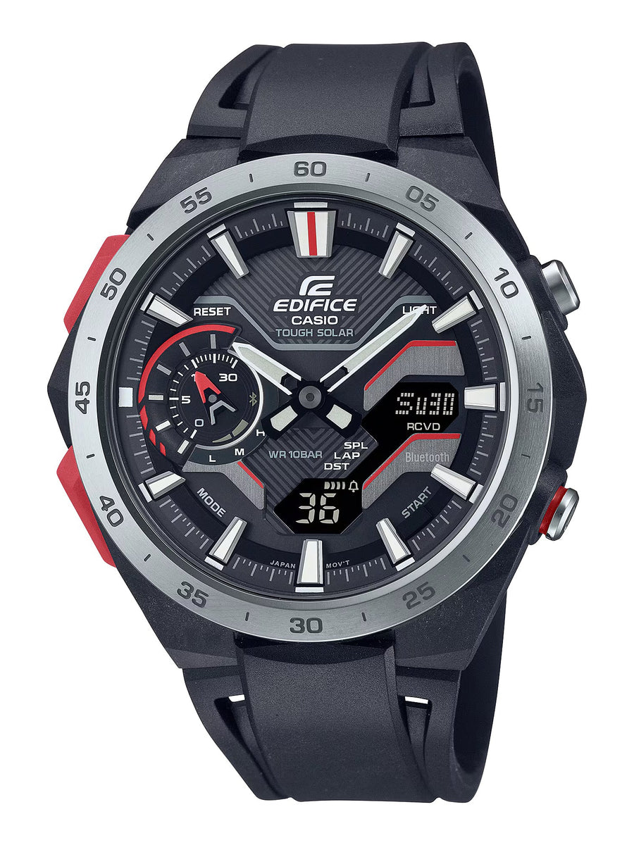 Casio EDIFICE WINDFLOW Men s Tough Solar Bluetooth Watch ECB 2200P 1A