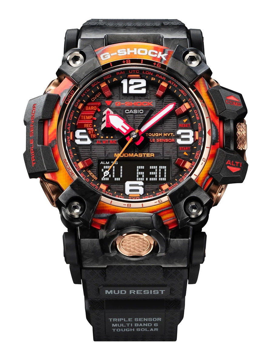 Casio G-Shock 40th Anniversary MUDMASTER SOLAR FLARE Limited Edition Watch  GWG2040FR-1A