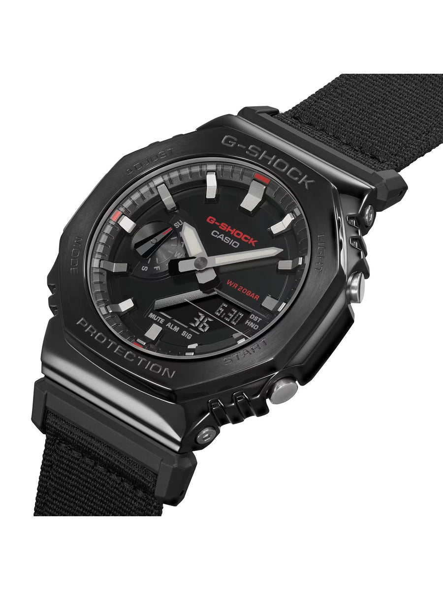 Casio G-Shock UTILITY – All Analog-Digital GM2100 Altivo Watch Mens Black METAL