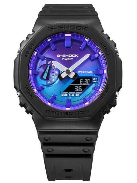 Casio G-Shock Fiery and Bold Analog Digital Series Mens Watch GA2100FL-1A - Shop at Altivo.com