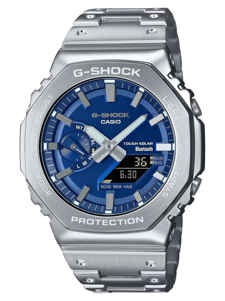 Casio G-Shock Full Metal Solar/Bluetooth® Mens Navy Watch GMB2100AD-2A - Shop at Altivo.com