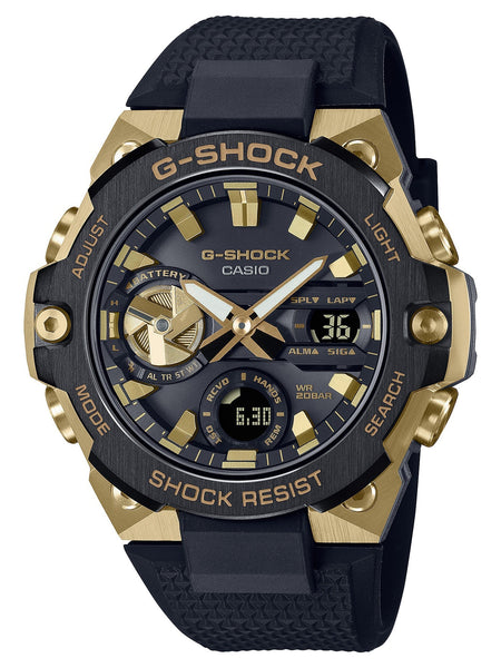 Casio G-Shock G-STEEL Thin Case Solar/Bluetooth Watch GSTB400GB-1A9 - Shop at Altivo.com