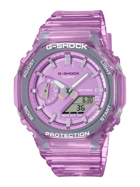 Casio G-Shock Mini CasiOak METALLIC SKELETON Womens Pink Watch  GMA-S2100SK-4A