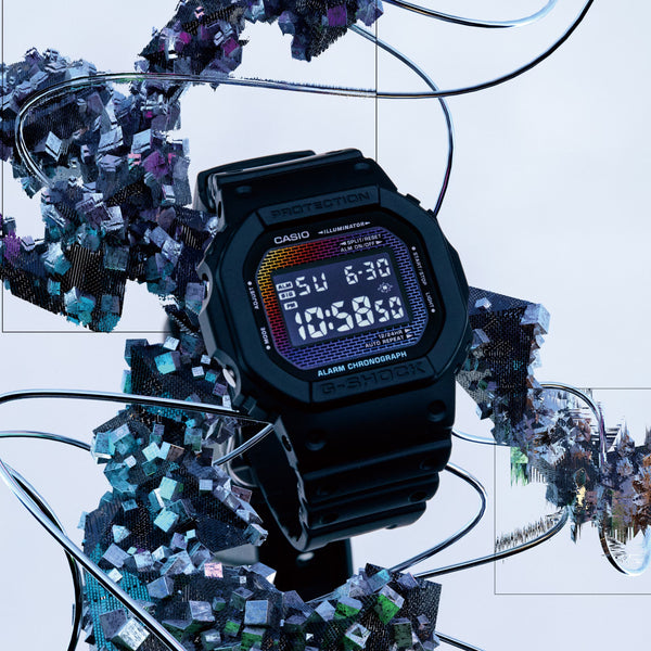 Casio G-Shock RAINBOW BRICK Digital Mens Watch DW5600RW-1A - Shop at Altivo.com