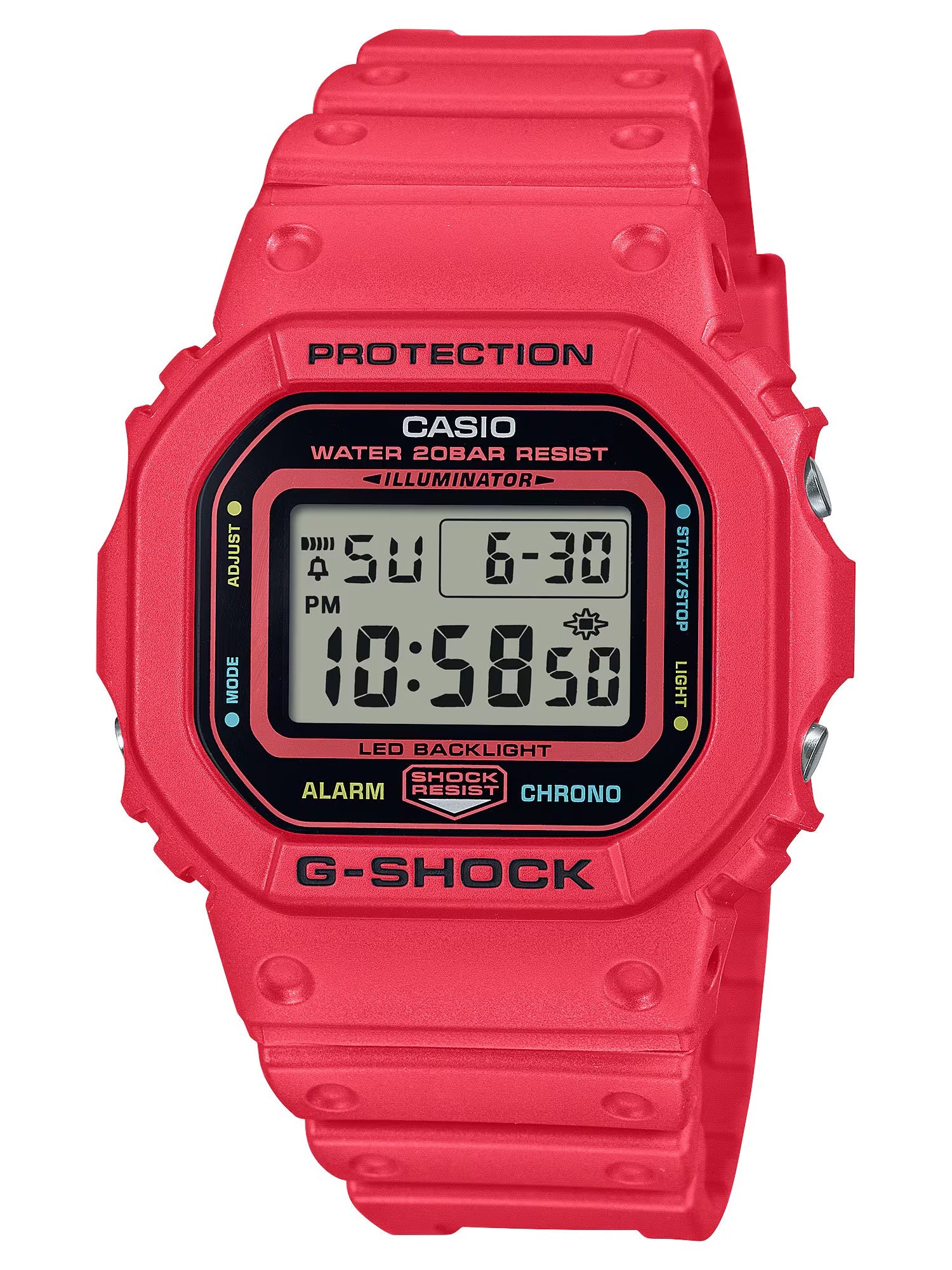 Casio G Shock TEAM G SHOCK Series Red Digital Watch DW5600EP 4 Altivo