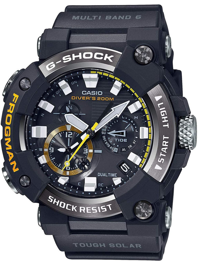 Casio G-Shock FROGMAN MASTER OF G Black Diving Mens Watch GWFA1000 ...