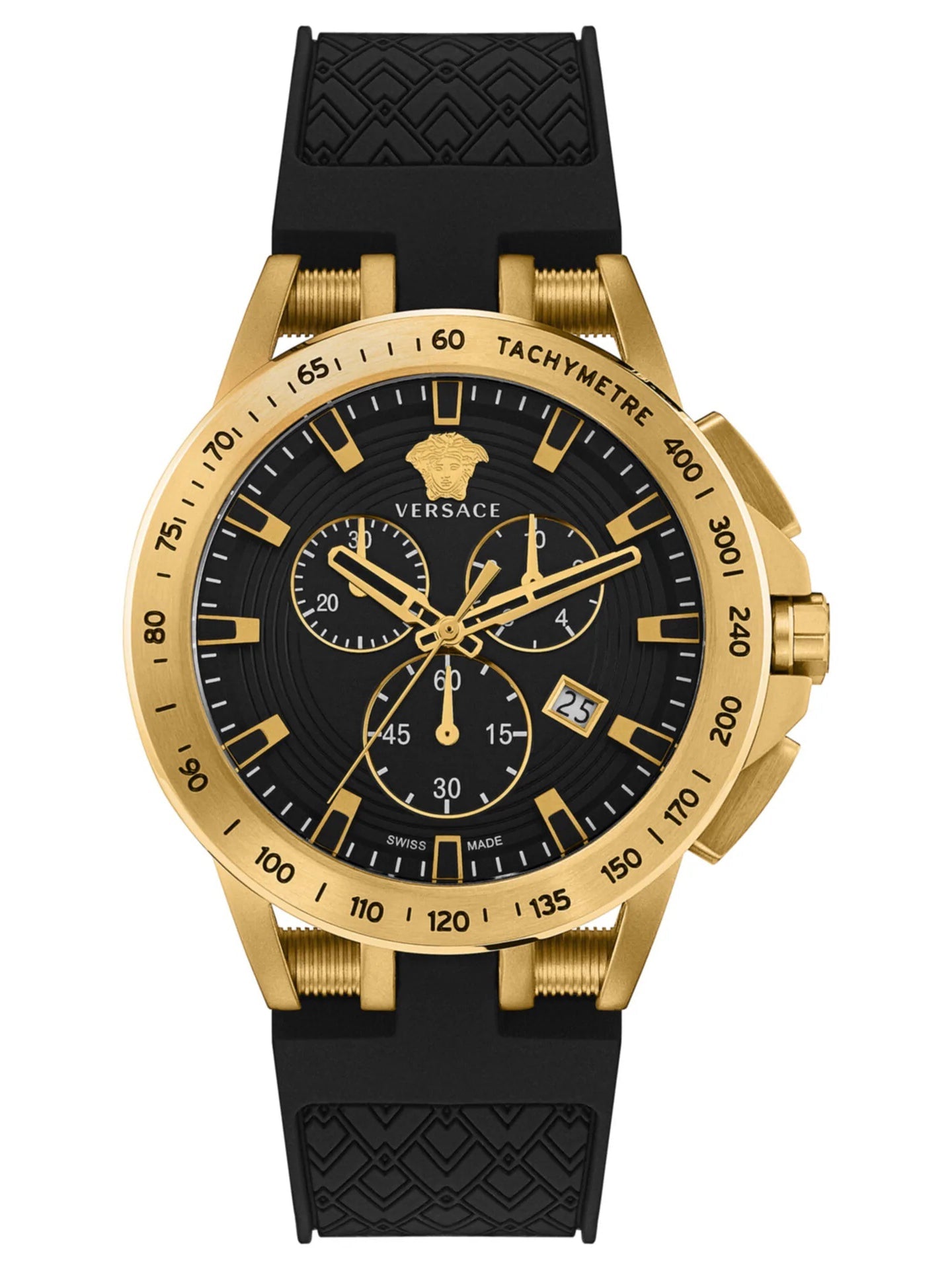 Versace V Essential - watch - Gold / Black - VEJ400521 – Altivo