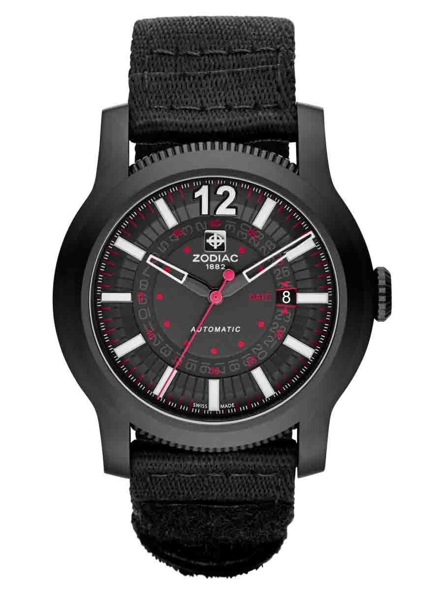 Zodiac JET-O-MATIC Mens Automatic Black Watch ZO9100